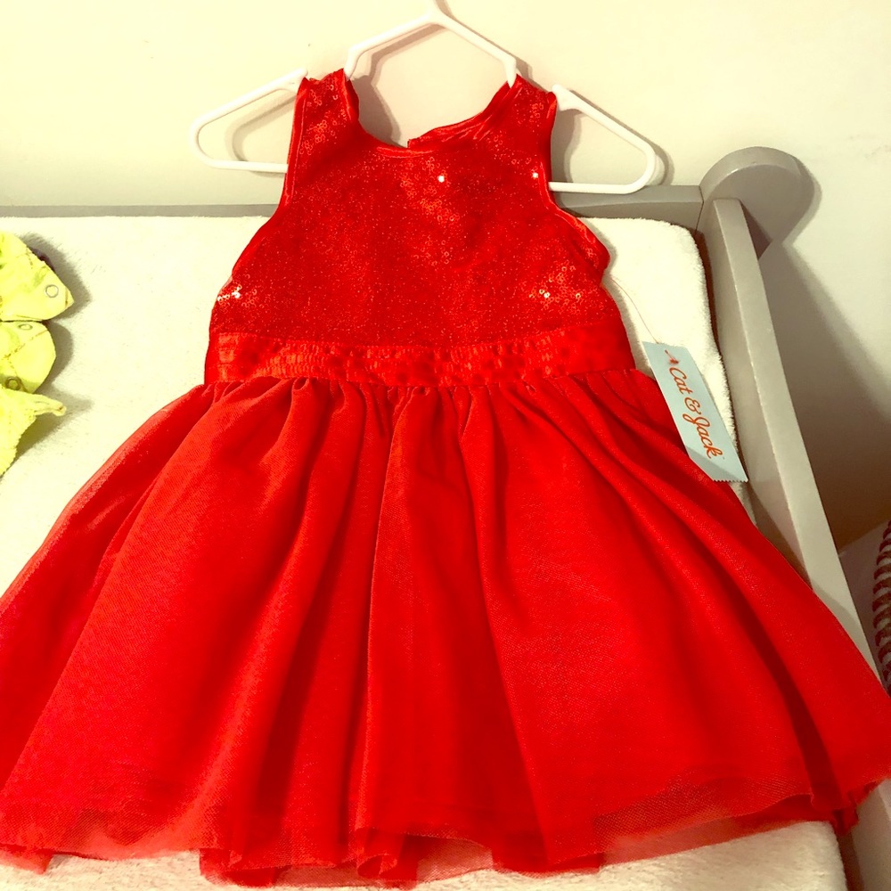 NWT Cat & Jack Red Dress